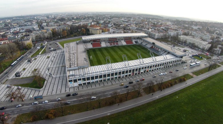 Stadion Cracovii, zdjęcia z drona